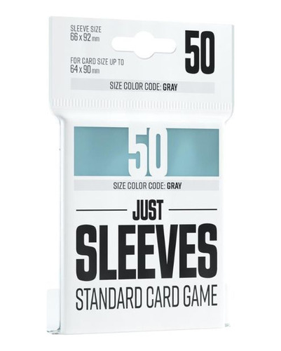  protectores Standard Card Game Clear 66x92 Just Sleeves