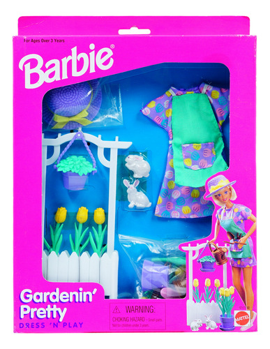 Barbie Gardenin' Pretty Dress Play 1996 Edition