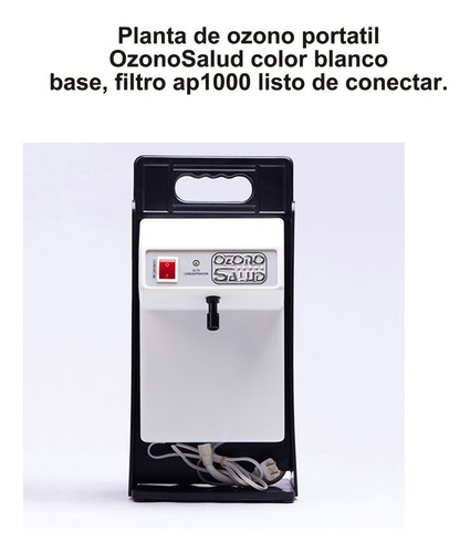 Planta Filtro Ozono + Filtro De Agua + Cartucho Carbón