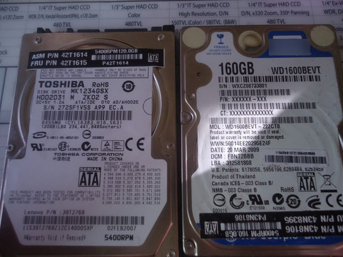 Disco Duro 120 Gb Toshiba 5400 Rpm