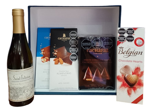 Saint Felicien Chardonnay Mini Con Chocolates - Día Del Amor