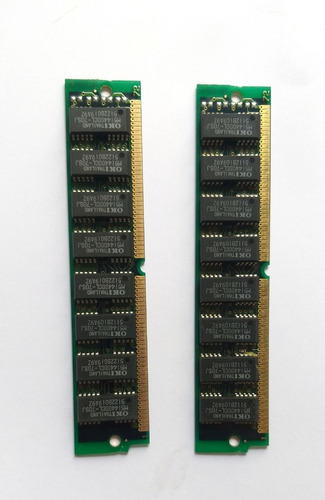Kit 2 Memórias Edo 4 Megas 72 Vias, Ver Descritivo (Usado)