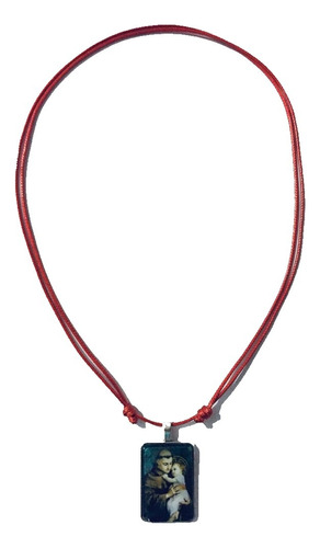 40 Collar Rojo Proteccion San Antonio De Padua (cr48)