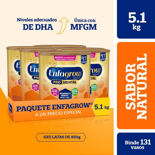 Enfagrow® Premium Sabor Natural- 5.1 Kg