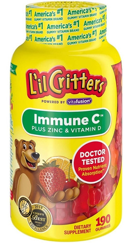 Melhor E Completa Vitamina Imunidade Infantil L'il Critters