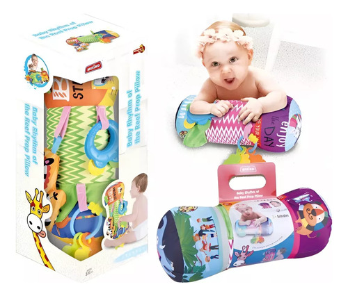 Rodillo De Gateo Cojín De Estimulación Para Bebes Montessori