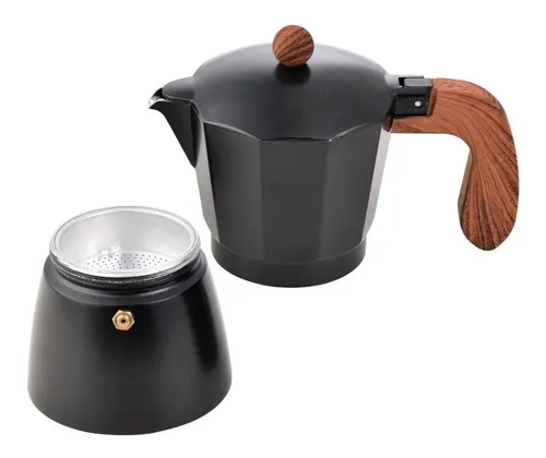 Cafetera De 6 Tazas Aluminio Greener Bg-38202bk