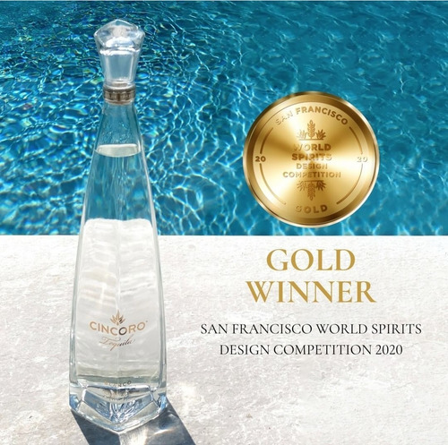 Tequila Cincoro Blanco Goldbottle