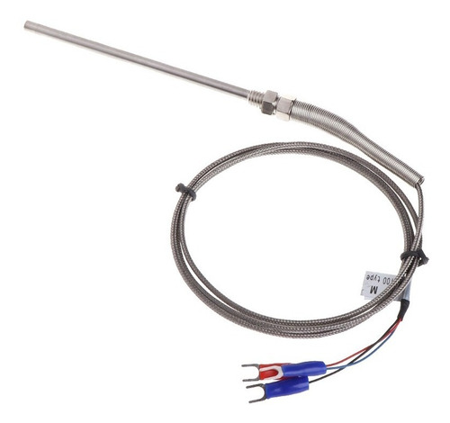 Pack 12 Termocupla Sensor Temperatura Pt100 Rtd 400°c 100cm