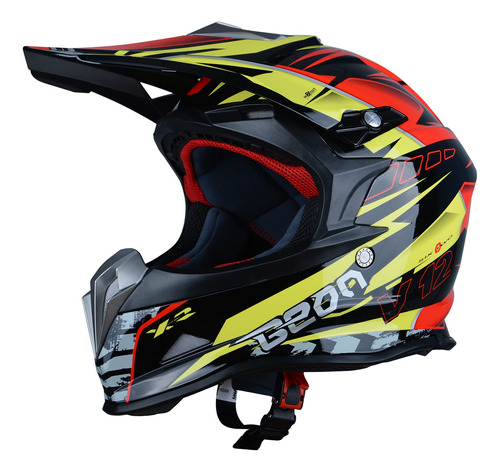 Casco De Motocross Todoterreno Atv Casco De Motocicleta Para