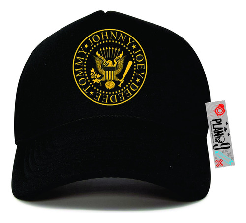 Gorra Trucker Ramones Punk Rock Negro M Lisa