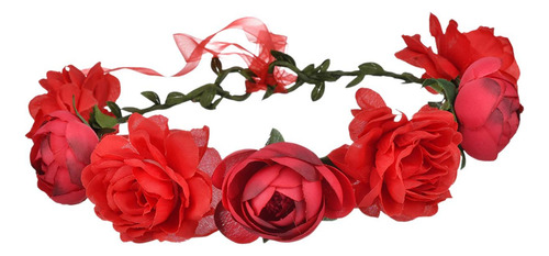 Diadema De Flores Corona De Flores Para El Cabello Diadema