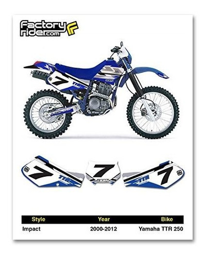Enjoy Mfg 2000-2012 Yamaha Ttr 250 Number