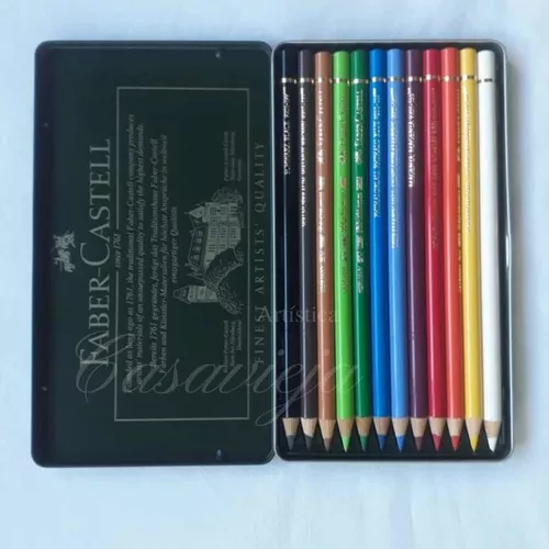 Lapices Polychromos Faber Castell X 12 Colores Lata