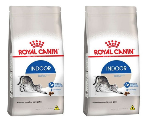 Ração Royal Canin Gato Adulto Indoor 1,5kg Kit 2 Unidades