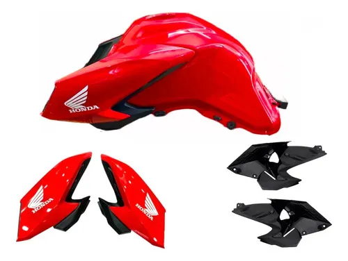 comprar Tanque + Abas Honda Cg 160 Fan (2024) Vermelho Perolizado