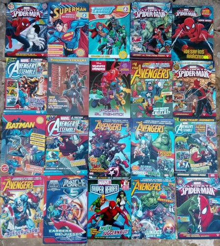  Superheroes Para  Pintar/leer/actividades (lote De 10) 