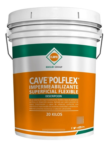 Cave Polflex -  Impermeabilizante Flexible 20 Kg