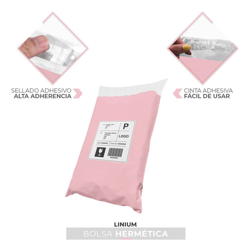 1000 Bolsas Sobres Premium Ecommerce Paquetería 26x17