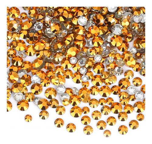 25000 Piezas De Diamantes De Imitación Ab Dorados, Ss16/4 M