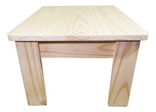 Imagen 2 de 5 de Mesa Ratona En Eucalipto Madera Maciza