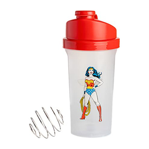 Botella Mezcladora De Proteínas Wonder Woman Paladone, 23 Oz