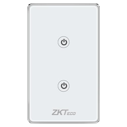 Interruptor De Luz Inteligente Wifi De 2 Botones Sw12-us Zk