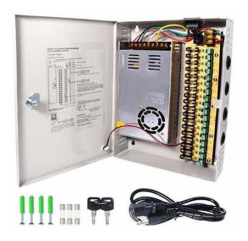 Fuente De Alimentación Cctv 18 Canales 12v 30a