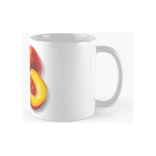 Taza Deliciosos Melocotones Deliciosos De Verano Calidad Pre