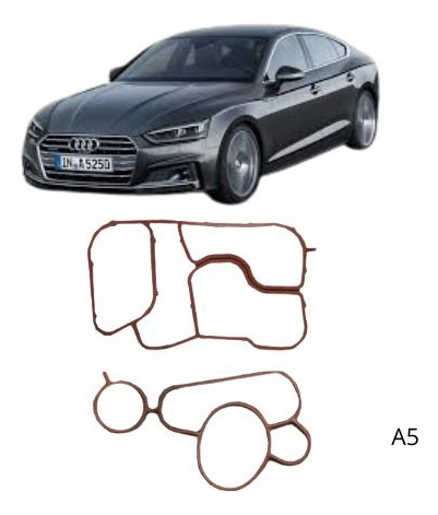 Kit Junta Resfriador Radiador Oleojetta Passat Golf A1 A3 A5