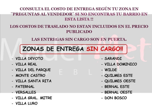 Imagen 6 de 9 de Base Sommier Chenille Cama 1 Plaza 2 Cajones Entrega S/c*