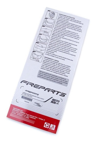 Imagen 3 de 6 de Pinlock Universal P/ Casco Fp Lamina Anti Empañante Anti Fog