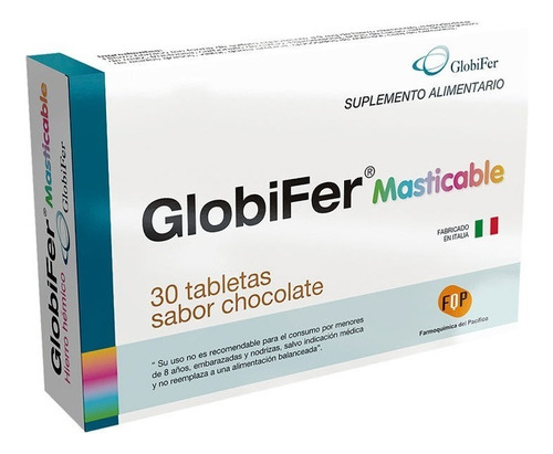 Globifer Tabletas Masticables X 30 Sabor Chocolate
