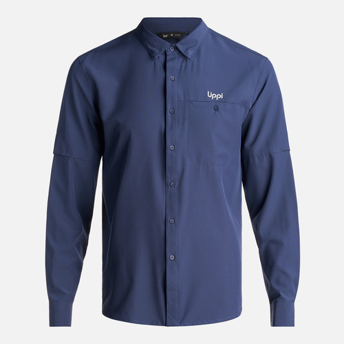 Camisa Hombre Murallon Q-dry Shirt Azul Marino Lippi