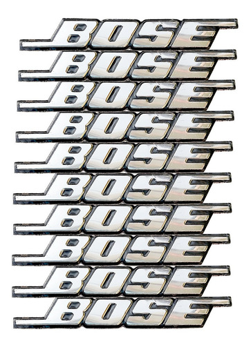 Emblemas Bose Autoadheribles 10 Pzas Accesorio Bocina
