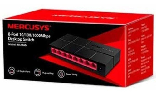 Switch Tp-link Mercusys Ms108g 8 Puertos Gigabit