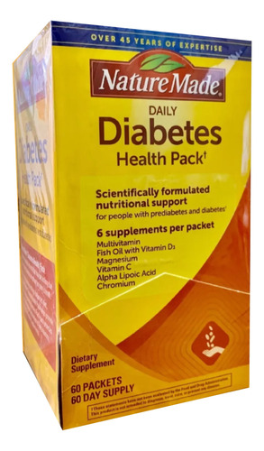 Vitaminas Diabetes / Pre + Control Glucosa 60 Días Americano