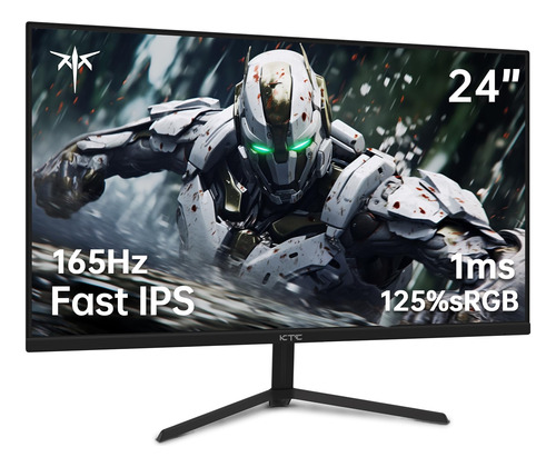 Ktc Monitor De 24 Pulgadas, Ips Rápido P 144hz 165hz 1ms, .