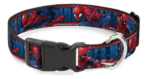 Collar Perros Marvel Spiderman Importado Calidad Premium 