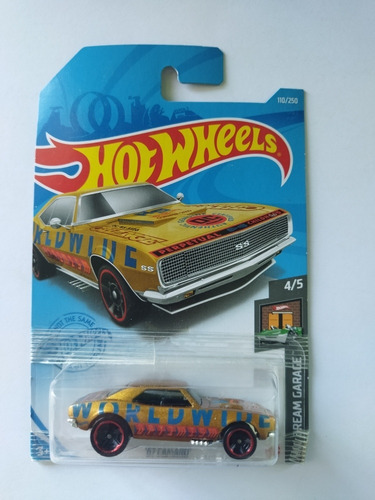 Hot Wheels '67 Camaro Deportivo 110/250 Dorado Car Toy