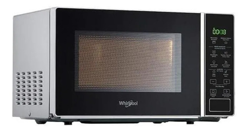 Imagen 2 de 4 de Microondas Whirlpool Wms20a Acero Inoxidable 20 Litros