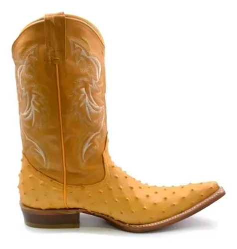 Botas de cheap avestruz amarillas