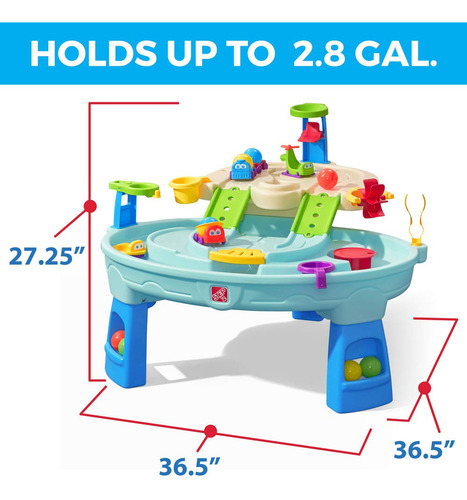 Centro De Aventuras Con Mesa De Agua Para Niños, Azul