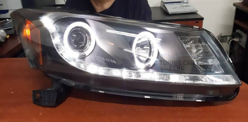 Faro Delantero Ojo De Angel Tuning Honda Accord 2008 - 2014