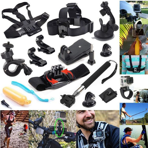 Kit De Acessórios 14in1 Para Gopro Hero5 Black Hero5 Sessio