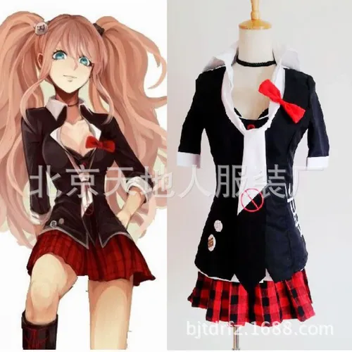 Anime Junko Danganronpa Enoshima Cosplay Emboment