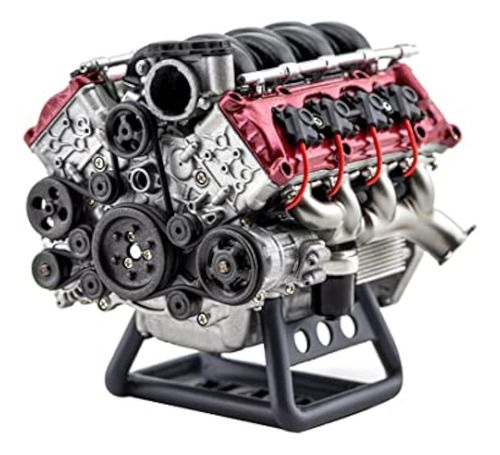 Kit De Funcionamiento Del Motor V8, Ax90104 Scx10 De Segund
