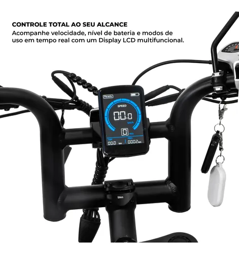 mini ebike 赤 鍵付き Bicicleta Bike Eletrica V20 Mini 750w 32 Km Autopropelido