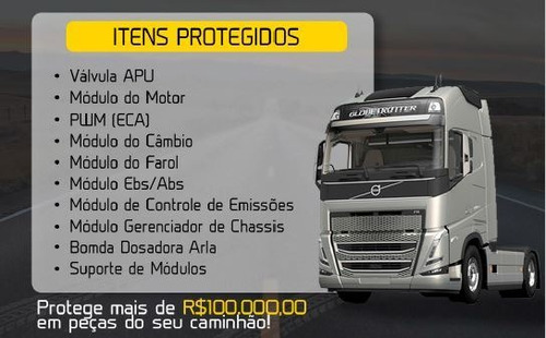 Kit Antifurto Com 20 Peças Compatível Volvo Fh, Nh, Vm 2015+
