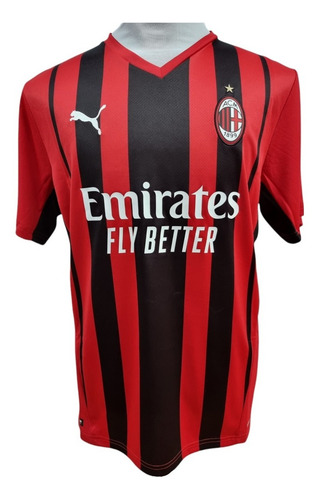 Camiseta Ac Milan 2021 - 2022 Puma Titular Original